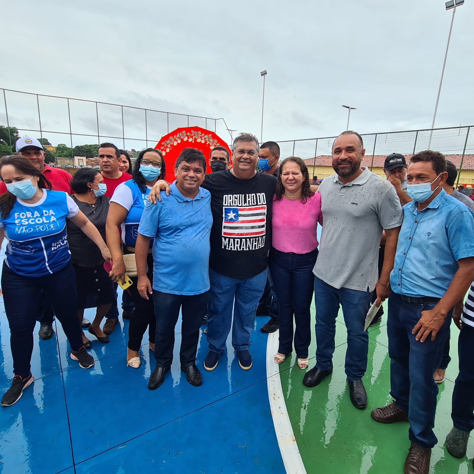 Buriti Bravo: junto à pref Luciana Leocádio e gov Flávio Dino, deputado estadual Roberto Costa anuncia reforma do parque de vaquejada